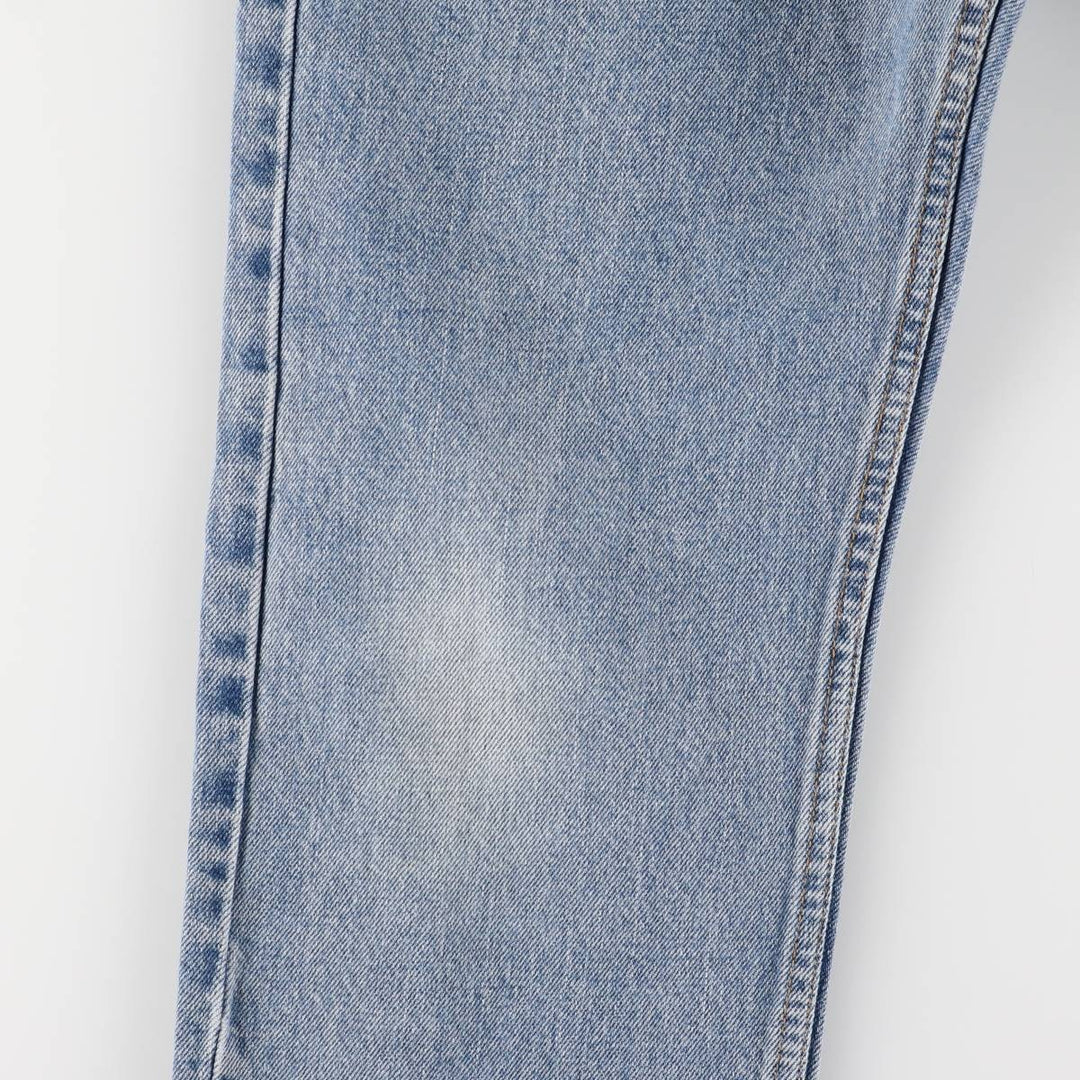 90'S Levi's 505 STRAIGHT LEG REGULAR FIT Tapered Denim Pants Made in USA Men's W33 Vintage cotton blue type Vintage Second Hand