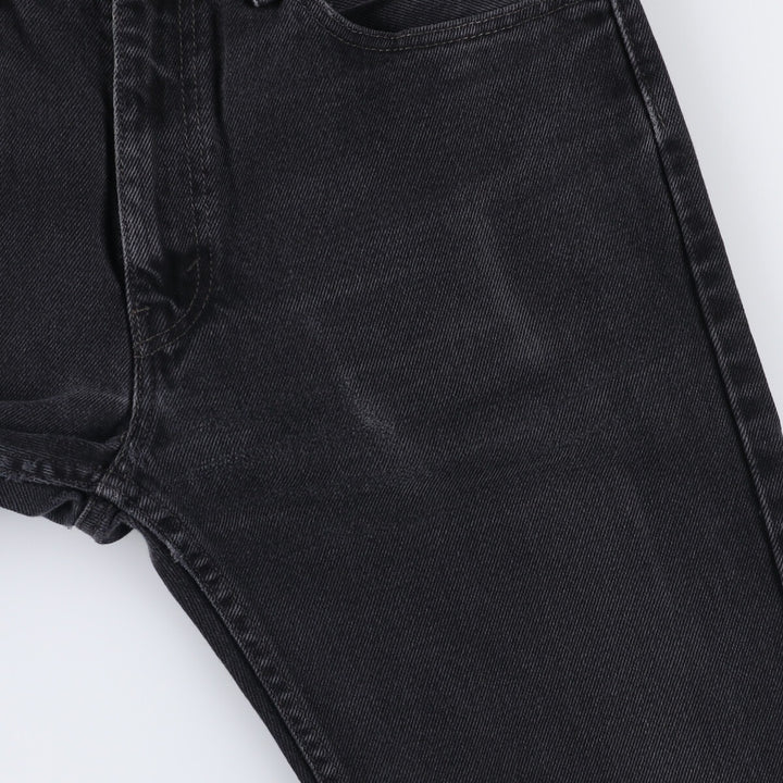 Levi's 505 Black Denim Tapered Denim Pants for Men, W34 equivalent cotton black type Vintage Second Hand