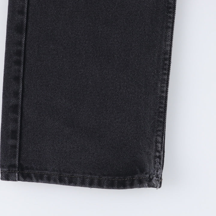 Levi's 505 Black Denim Tapered Denim Pants for Men, W34 equivalent cotton black type Vintage Second Hand
