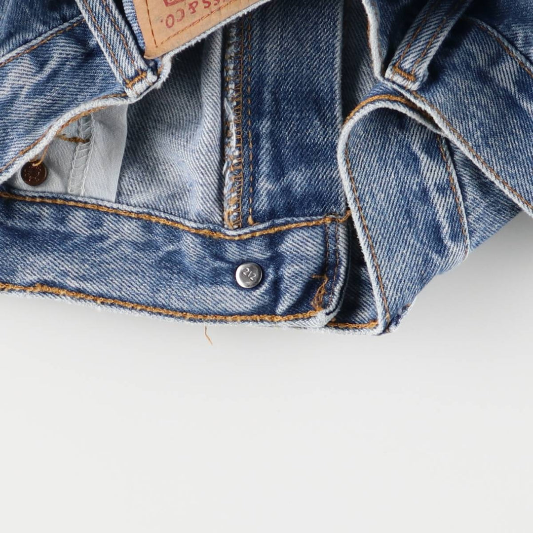 2000'S Levi's 505 Regular Fit Straight Leg Tapered Denim Pants, Made in Canada, Men's Size W32 cotton blue type Vintage Second Hand