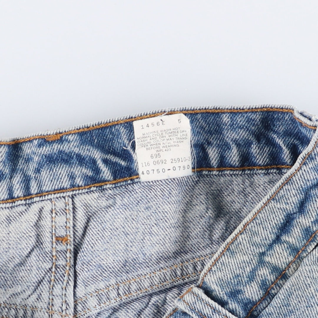 90'S Levi's 550 Student Tapered Denim Pants, Women's Size L (W29), Vintage Orange Tab cotton blue type Vintage Second Hand