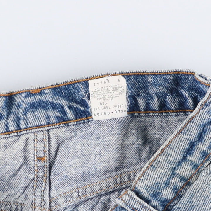 90'S Levi's 550 Student Tapered Denim Pants, Women's Size L (W29), Vintage Orange Tab cotton blue type Vintage Second Hand