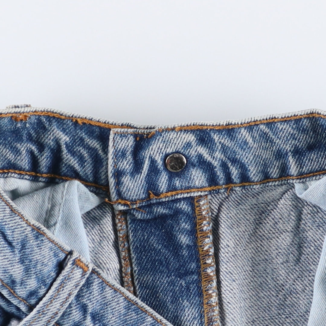 90'S Levi's 550 Student Tapered Denim Pants, Women's Size L (W29), Vintage Orange Tab cotton blue type Vintage Second Hand