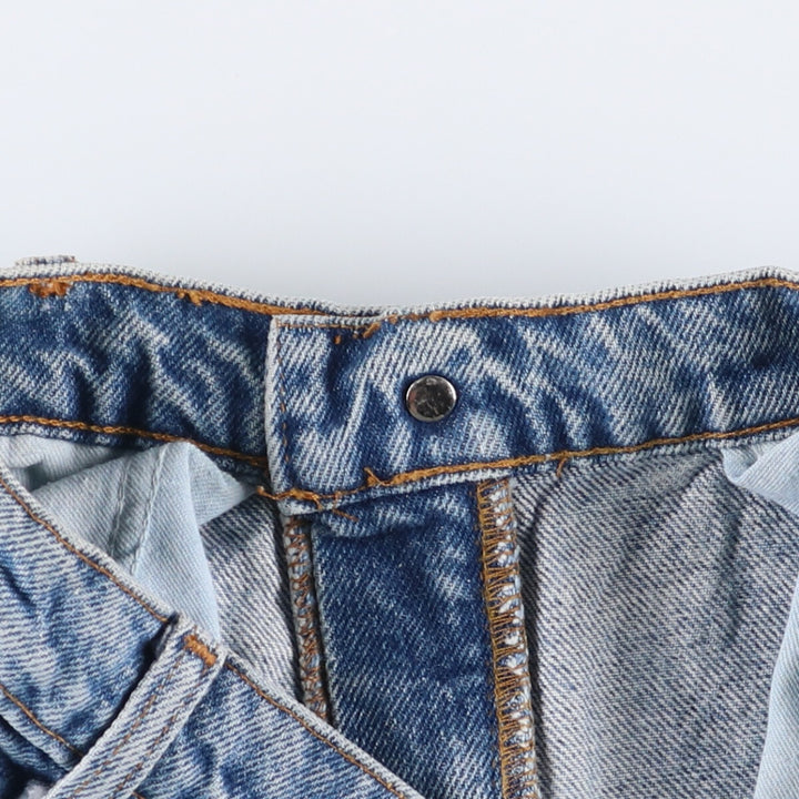 90'S Levi's 550 Student Tapered Denim Pants, Women's Size L (W29), Vintage Orange Tab cotton blue type Vintage Second Hand