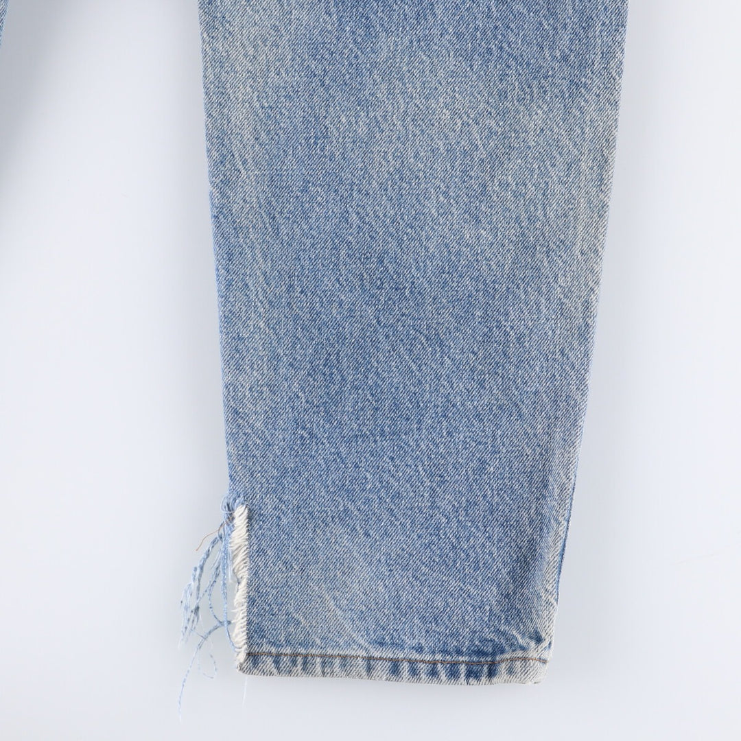 90'S Levi's 550 Student Tapered Denim Pants, Women's Size L (W29), Vintage Orange Tab cotton blue type Vintage Second Hand