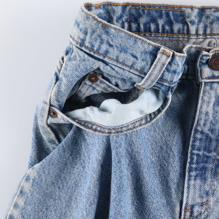 90'S Levi's 550 Student Tapered Denim Pants, Women's Size L (W29), Vintage Orange Tab cotton blue type Vintage Second Hand