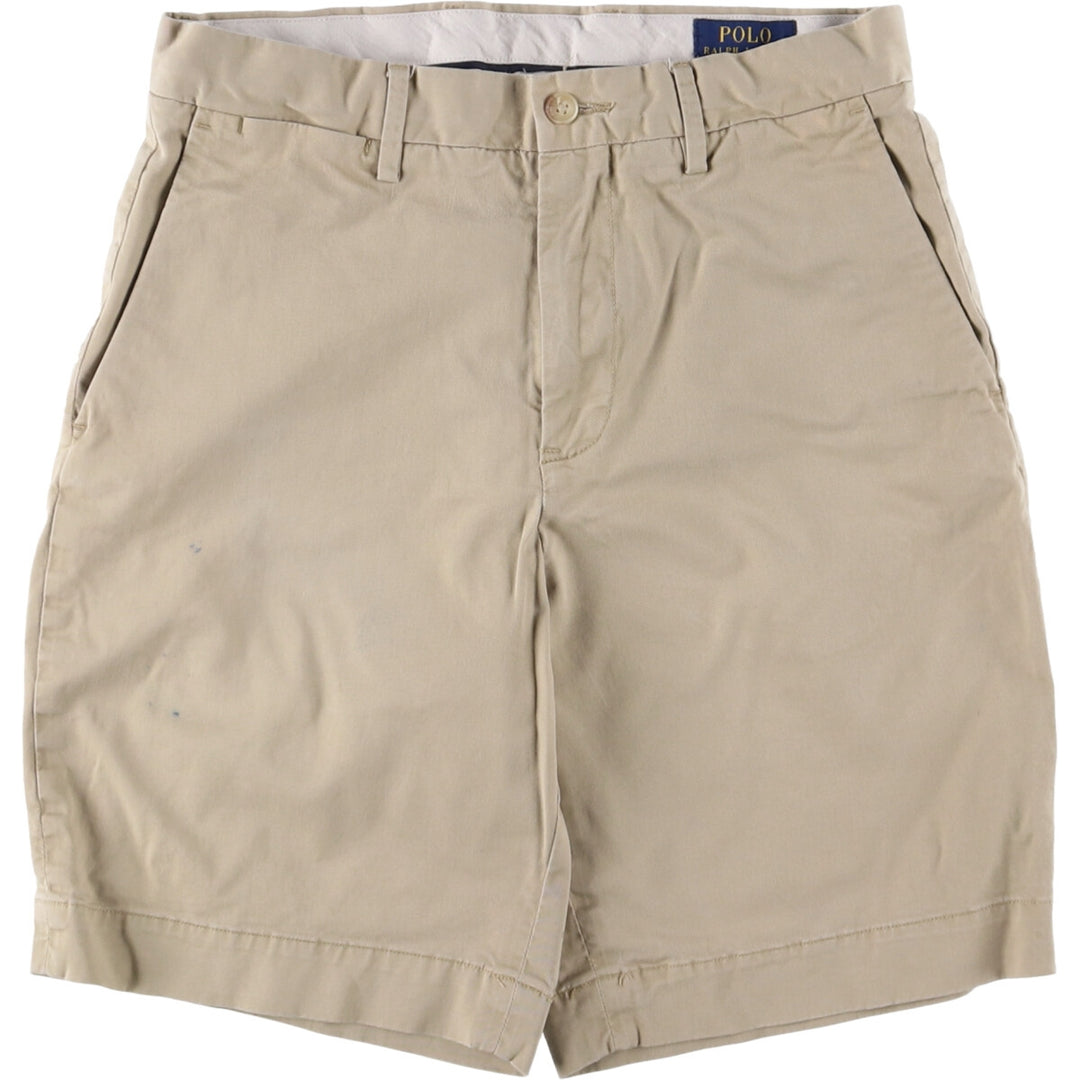 Ralph Lauren POLO RALPH LAUREN STRETCH CLASSIC FIT Chino Shorts, Men's, Size W30 cotton Beige type Vintage Second Hand