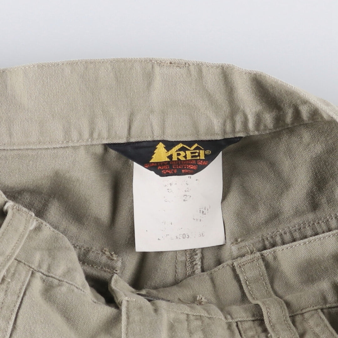 90'S REI Cargo Shorts, Women's Size L (W28), Vintage unclear gray type Vintage Second Hand