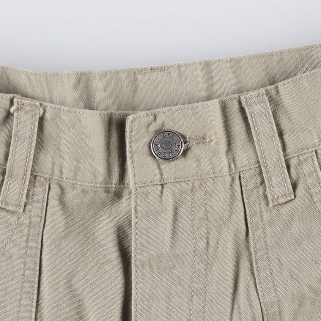 90'S REI Cargo Shorts, Women's Size L (W28), Vintage unclear gray type Vintage Second Hand