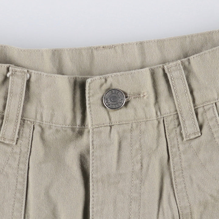 90'S REI Cargo Shorts, Women's Size L (W28), Vintage unclear gray type Vintage Second Hand