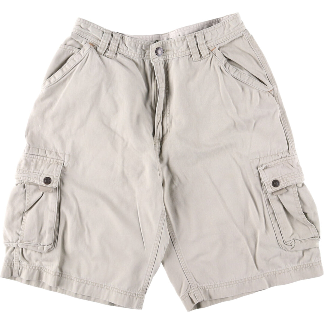 Eddie Bauer cargo shorts, women's size L (w29) cotton gray type Vintage Second Hand