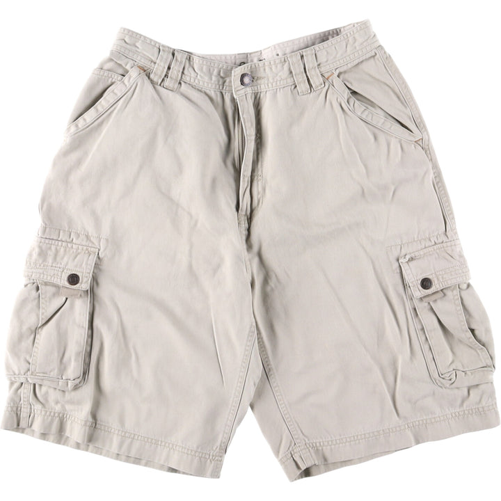 Eddie Bauer cargo shorts, women's size L (w29) cotton gray type Vintage Second Hand
