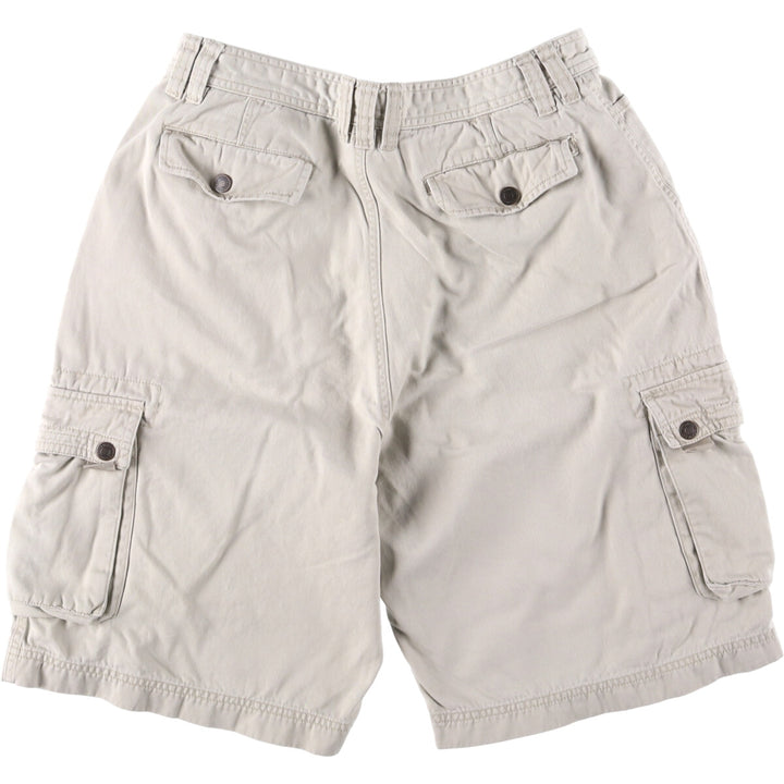 Eddie Bauer cargo shorts, women's size L (w29) cotton gray type Vintage Second Hand