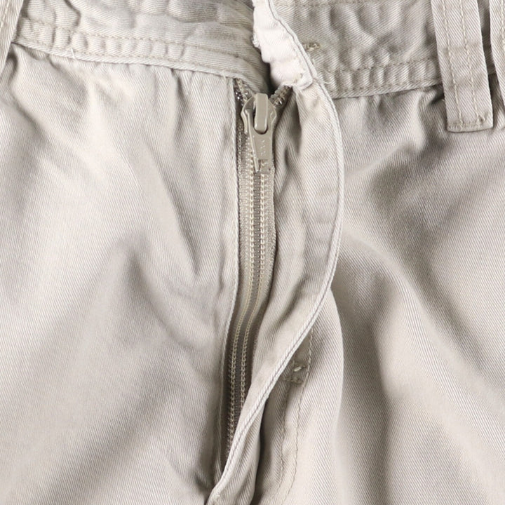 Eddie Bauer cargo shorts, women's size L (w29) cotton gray type Vintage Second Hand