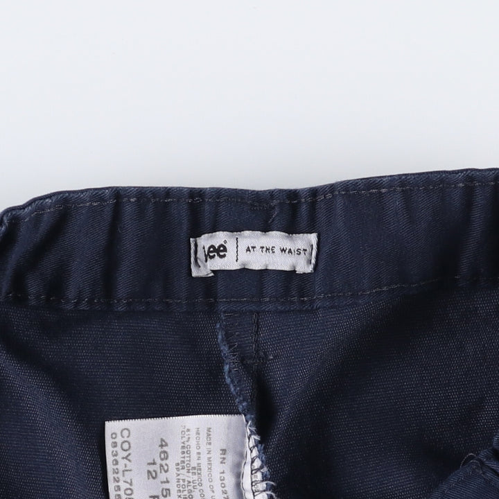 Lee Two-pleat Chino Shorts, Women's Size L (W29) cotton navy blue type Vintage Second Hand