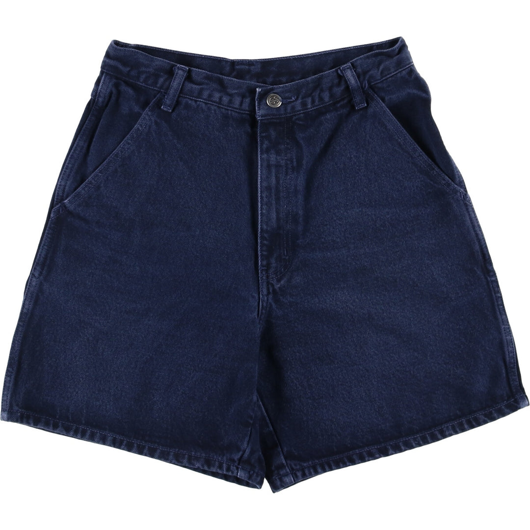 Bill Blass denim shorts, women's size L (w29) cotton navy blue type Vintage Second Hand