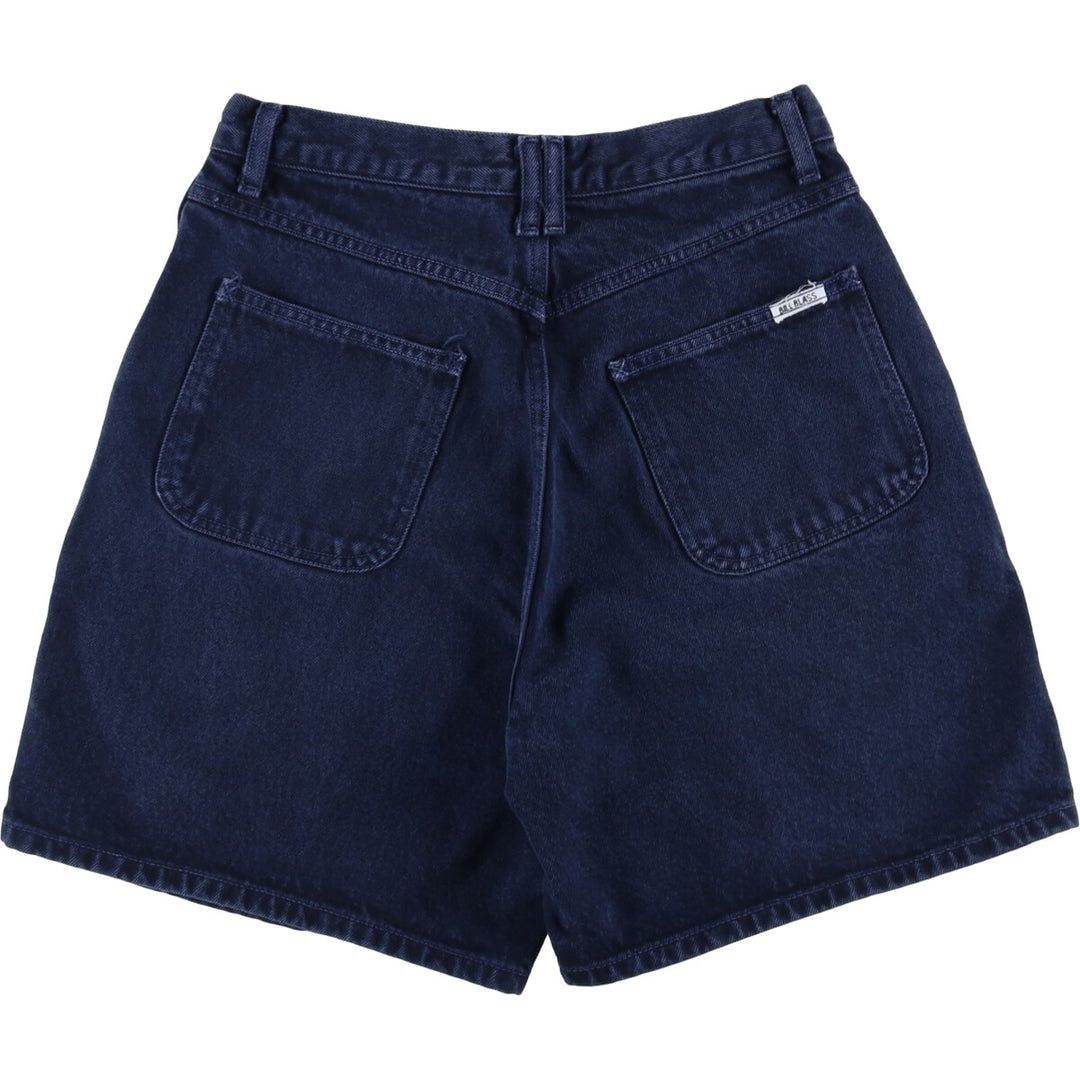Bill Blass denim shorts, women's size L (w29) cotton navy blue type Vintage Second Hand
