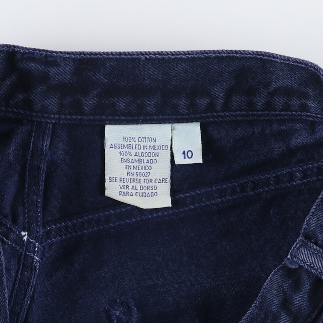 Bill Blass denim shorts, women's size L (w29) cotton navy blue type Vintage Second Hand