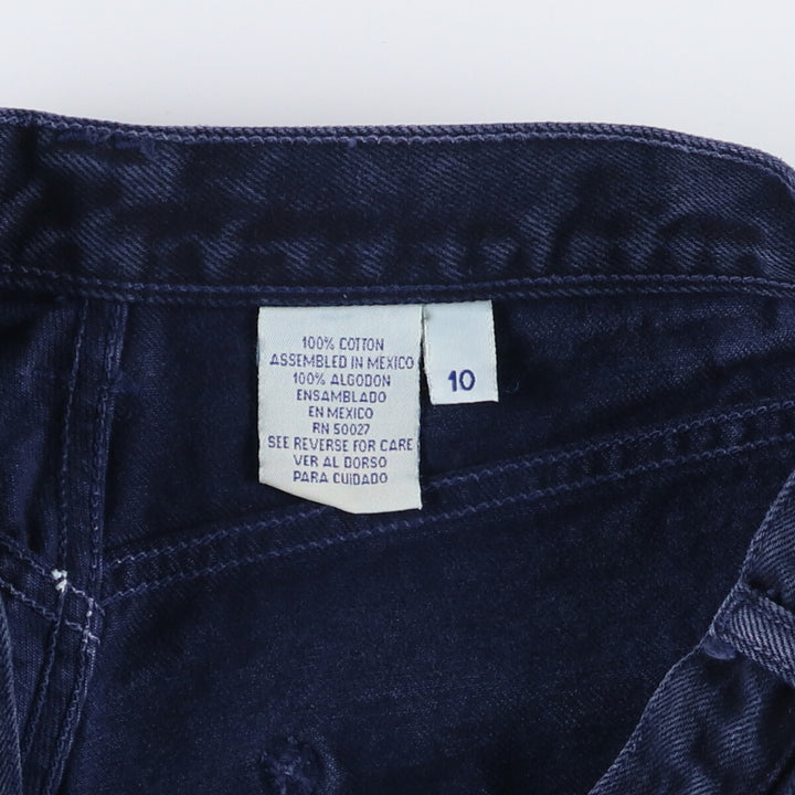 Bill Blass denim shorts, women's size L (w29) cotton navy blue type Vintage Second Hand