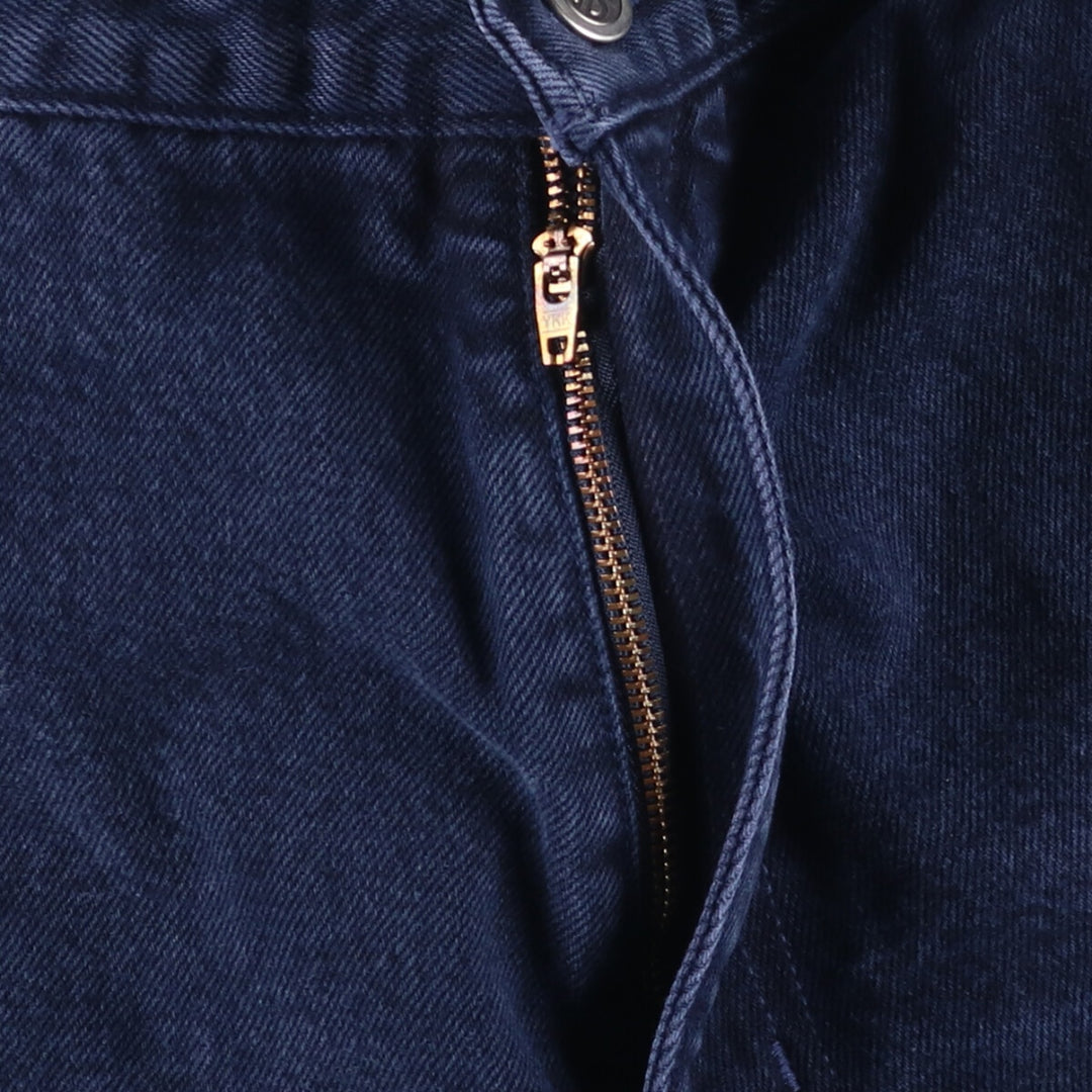 Bill Blass denim shorts, women's size L (w29) cotton navy blue type Vintage Second Hand