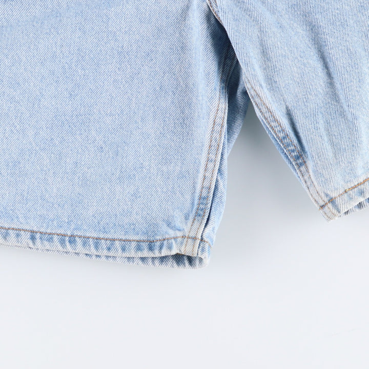 90'S Levi's 950 Relaxed Fit Denim Shorts with Orange Tab, Women's Size XL (W32), Vintage cotton Blue type light blue Vintage Second Hand