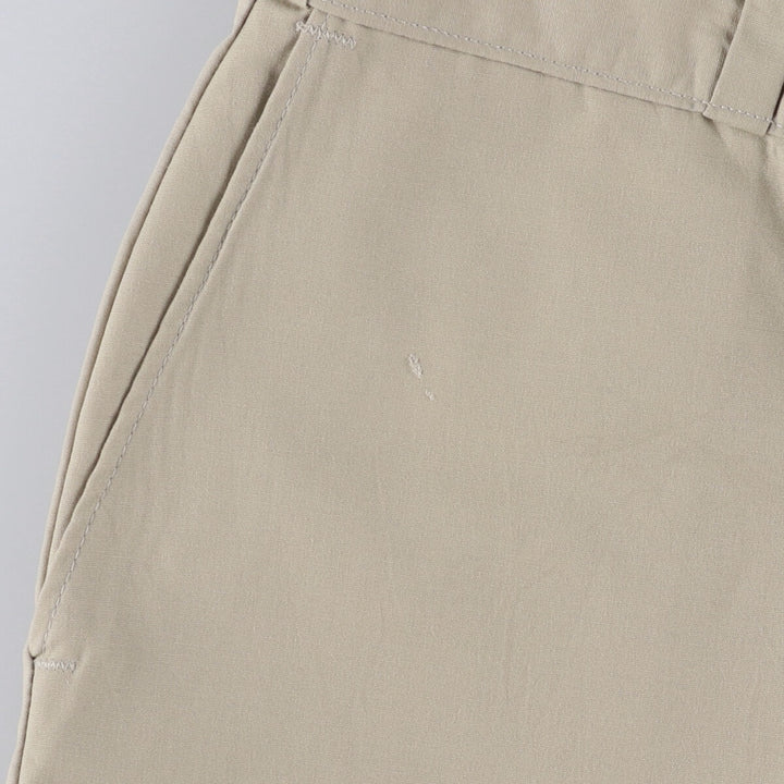 90'S Dickies Work Pants Made in USA Men's W34 Vintage polyester Beige type Vintage Second Hand