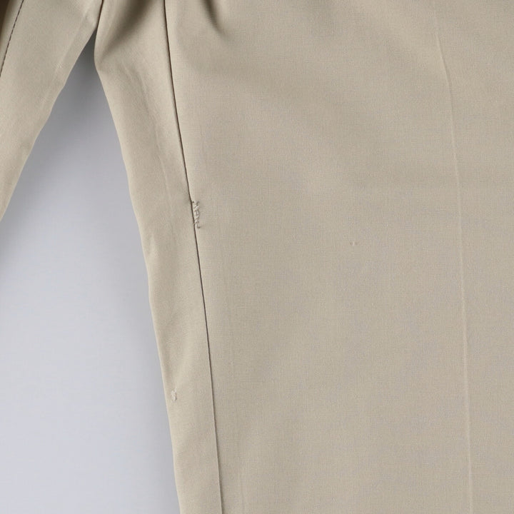 90'S Dickies Work Pants Made in USA Men's W34 Vintage polyester Beige type Vintage Second Hand