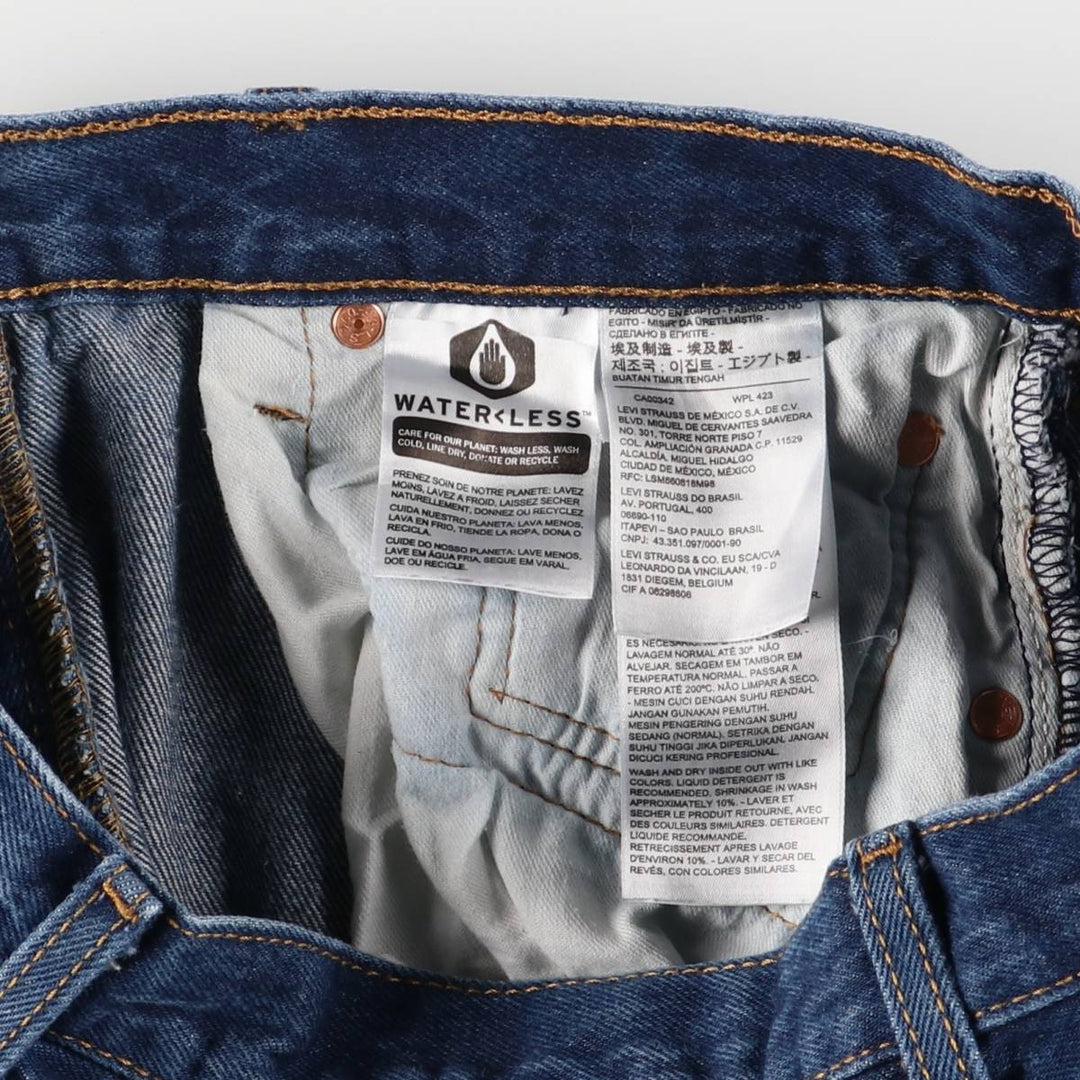 Levi's 501 straight denim pants for men, equivalent to w31 cotton blue type Vintage Second Hand