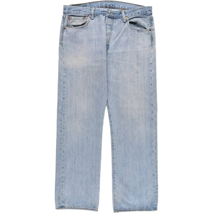 Levi's 501 straight denim pants for men, size W34 cotton blue type Vintage Second Hand