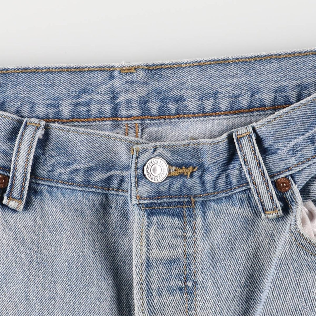 Levi's 501 straight denim pants for men, size W34 cotton blue type Vintage Second Hand