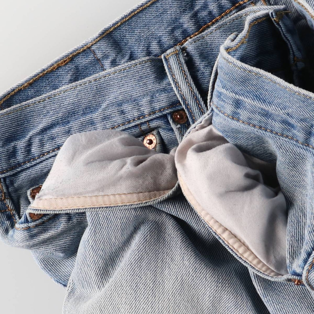 Levi's 501 straight denim pants for men, size W34 cotton blue type Vintage Second Hand