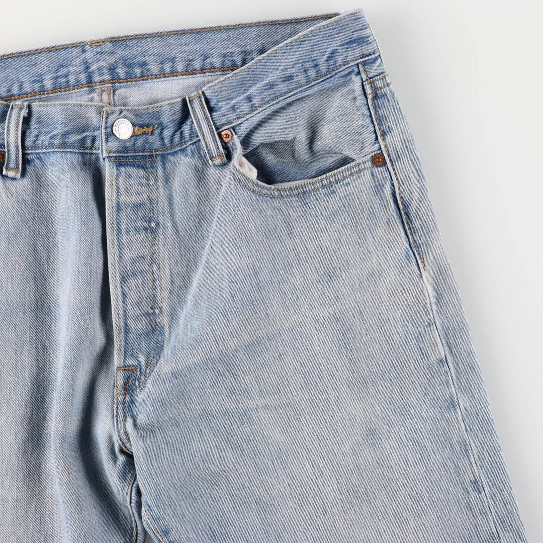Levi's 501 straight denim pants for men, size W34 cotton blue type Vintage Second Hand
