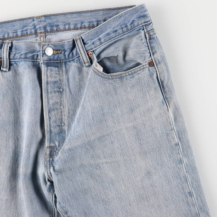 Levi's 501 straight denim pants for men, size W34 cotton blue type Vintage Second Hand