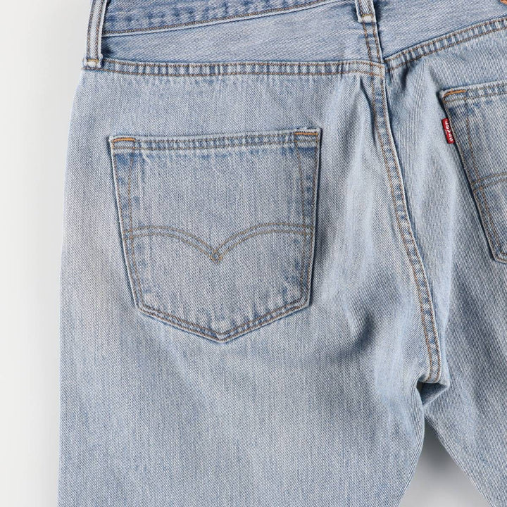 Levi's 501 straight denim pants for men, size W34 cotton blue type Vintage Second Hand