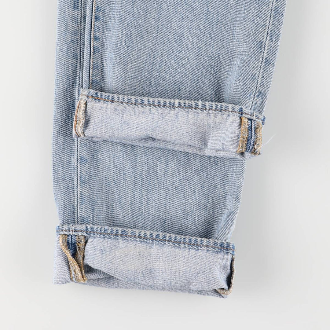 Levi's 501 straight denim pants for men, size W34 cotton blue type Vintage Second Hand