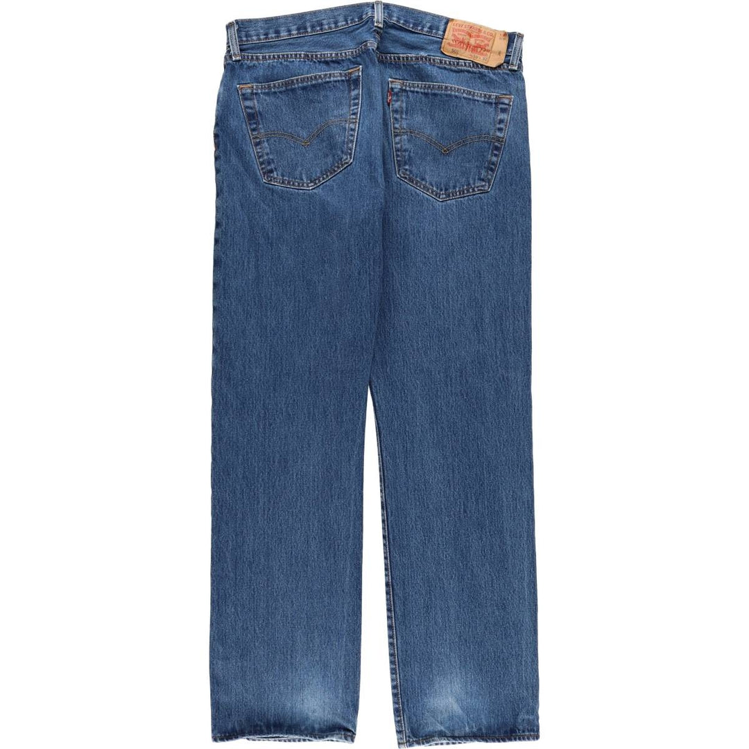 Levi's 501 straight denim pants for men, size W37 cotton blue type Vintage Second Hand