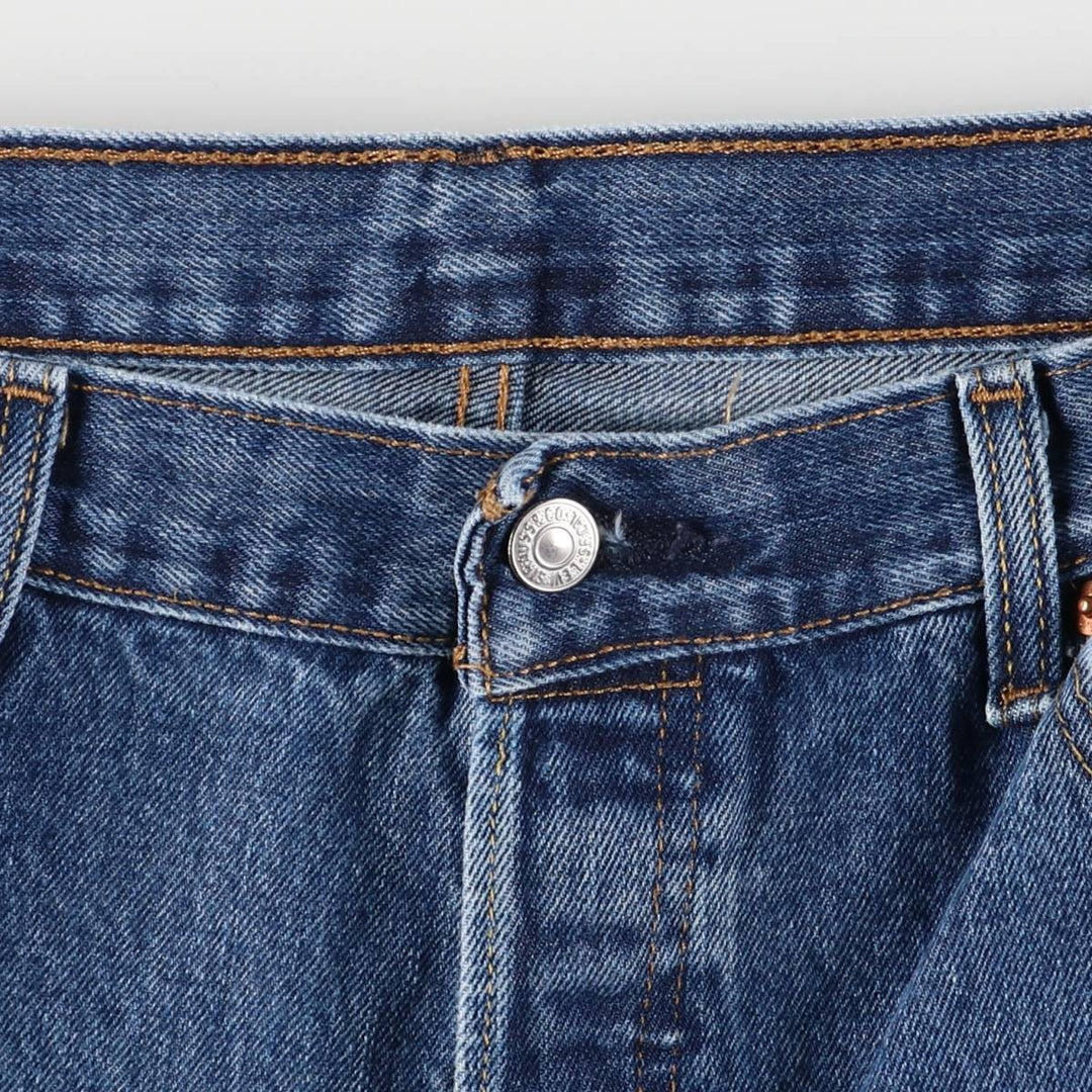 Levi's 501 straight denim pants for men, size W37 cotton blue type Vintage Second Hand