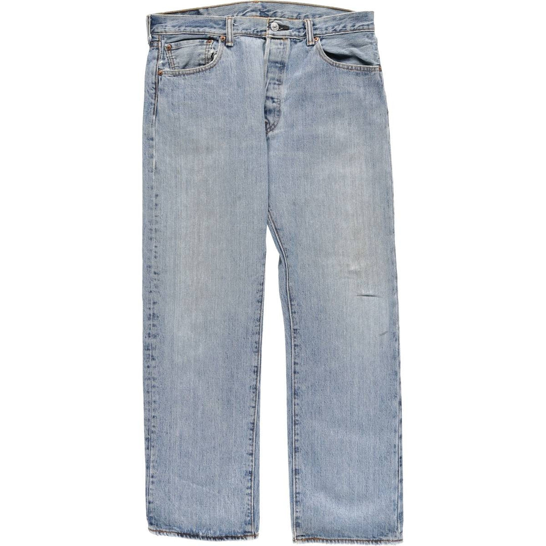Levi's 501 straight denim pants for men, size W34 cotton blue type Vintage Second Hand