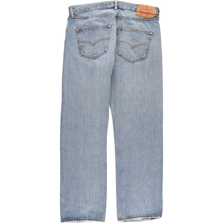 Levi's 501 straight denim pants for men, size W34 cotton blue type Vintage Second Hand