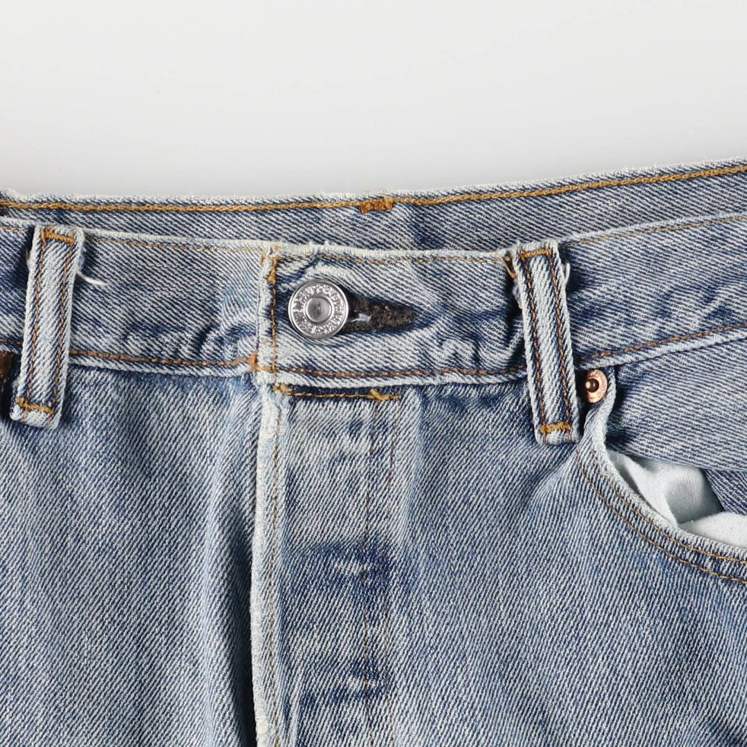 Levi's 501 straight denim pants for men, size W34 cotton blue type Vintage Second Hand