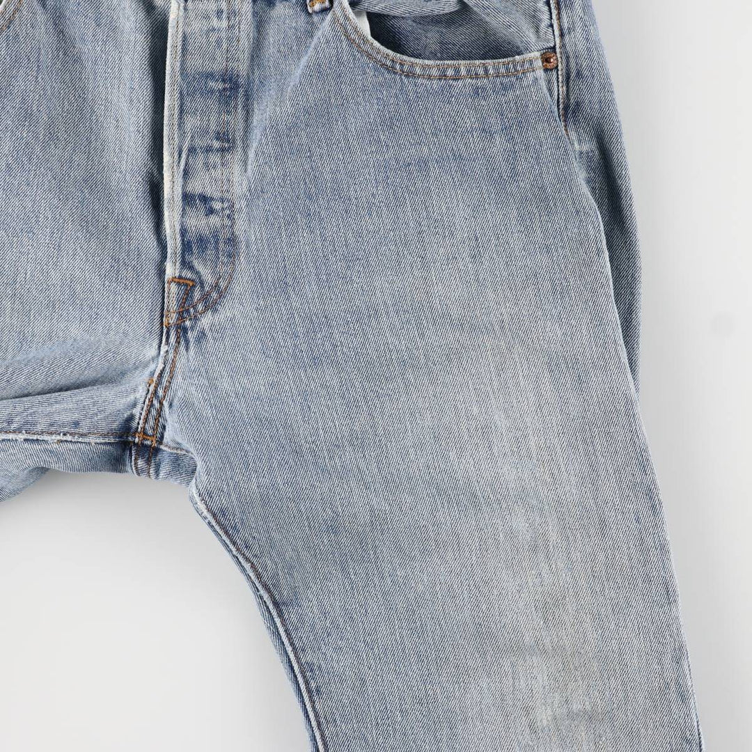 Levi's 501 straight denim pants for men, size W34 cotton blue type Vintage Second Hand