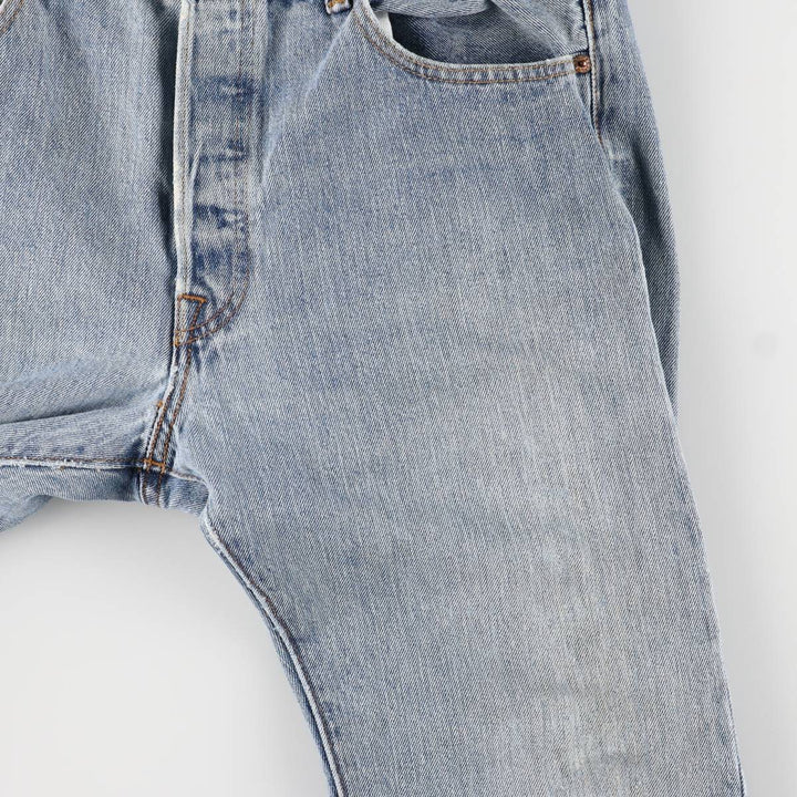 Levi's 501 straight denim pants for men, size W34 cotton blue type Vintage Second Hand