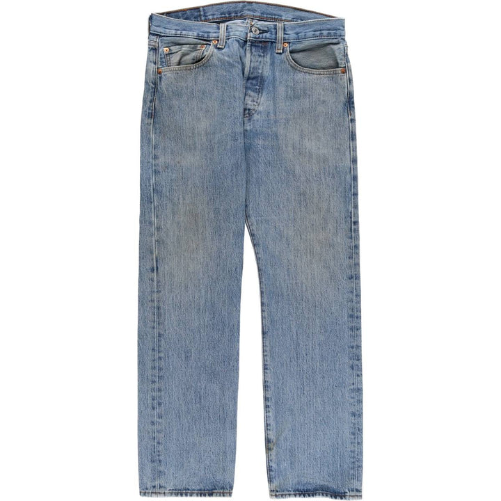 Levi's 501 straight denim pants for men, size W33 cotton blue type Vintage Second Hand