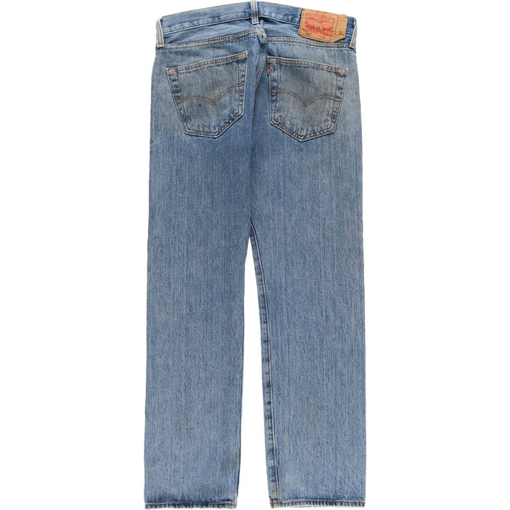 Levi's 501 straight denim pants for men, size W33 cotton blue type Vintage Second Hand