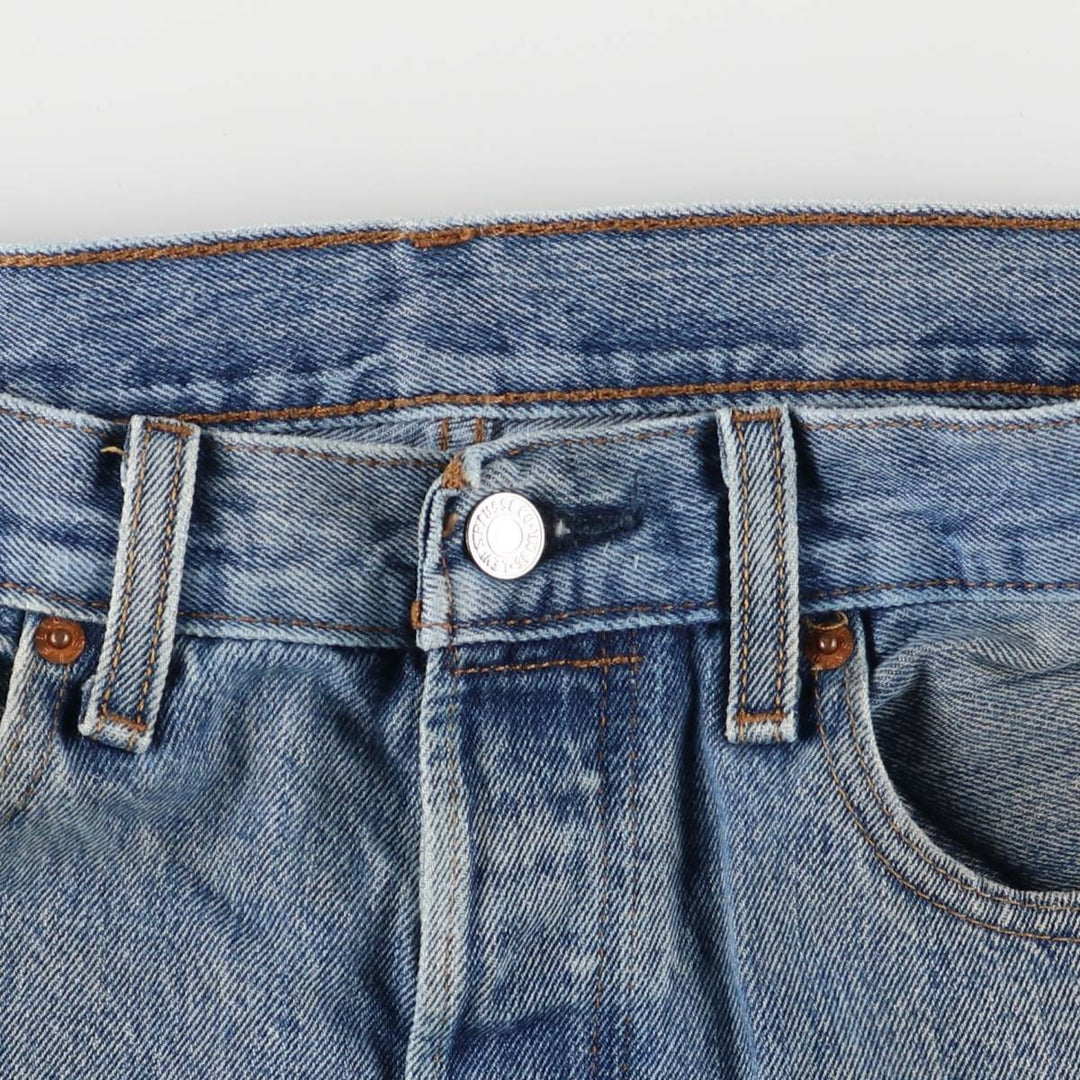 Levi's 501 straight denim pants for men, size W33 cotton blue type Vintage Second Hand