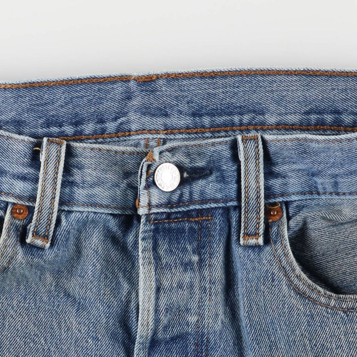 Levi's 501 straight denim pants for men, size W33 cotton blue type Vintage Second Hand
