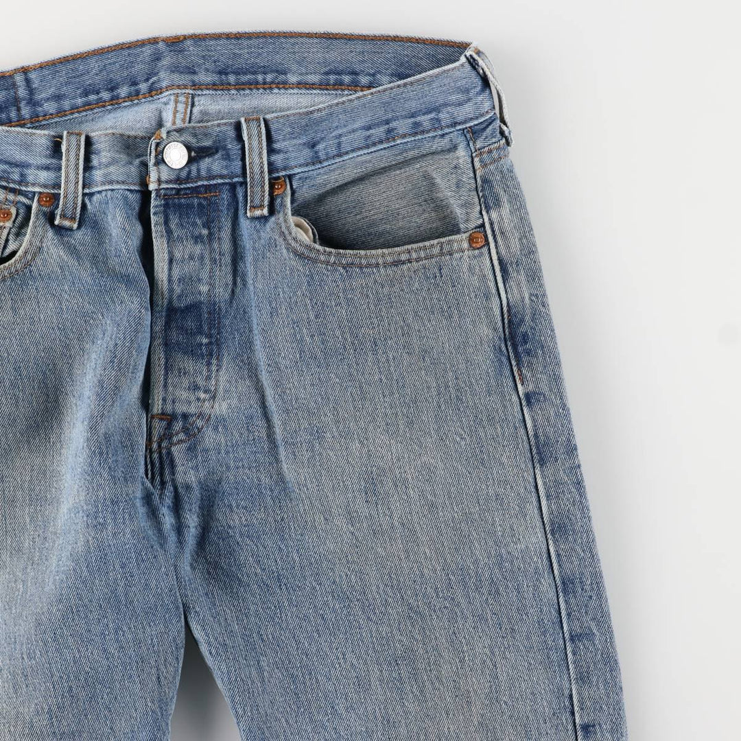 Levi's 501 straight denim pants for men, size W33 cotton blue type Vintage Second Hand