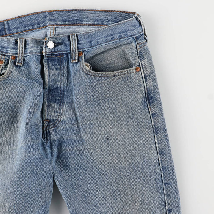 Levi's 501 straight denim pants for men, size W33 cotton blue type Vintage Second Hand