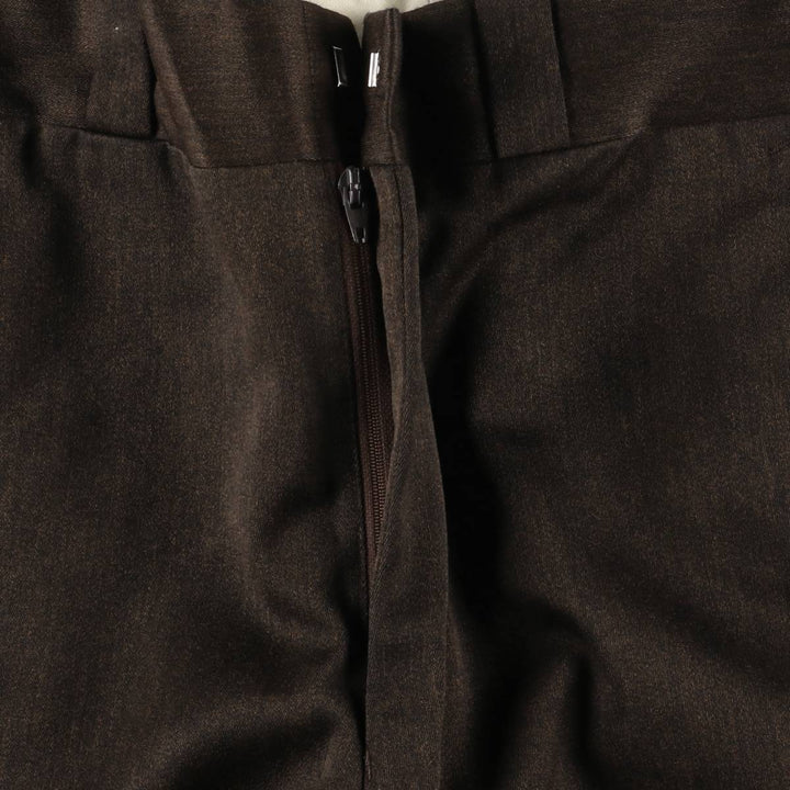 Men's flare pants (equivalent to W32) unclear brown type Vintage Second Hand