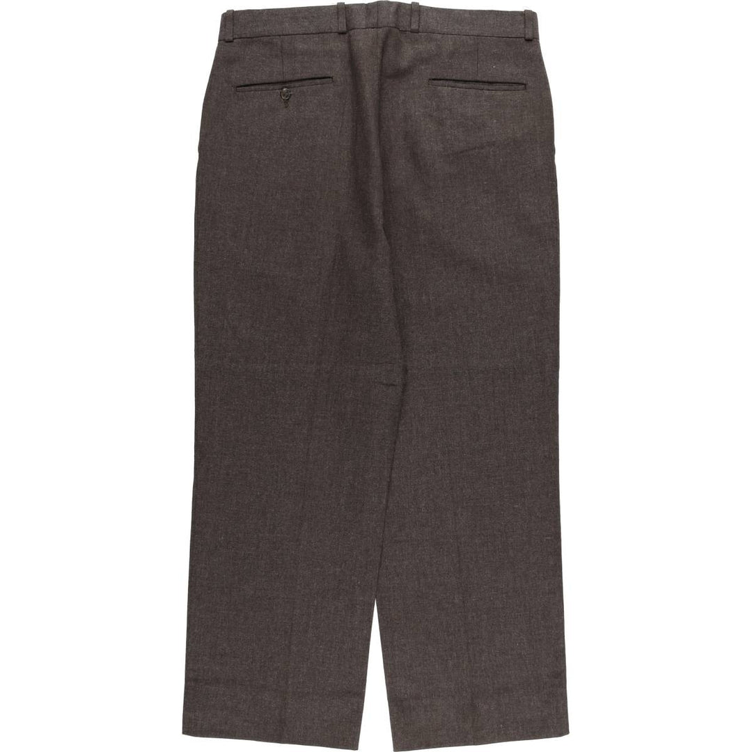 Farah Men's Vintage Two-Pleated Slacks, Size W34 unclear brown type Vintage Second Hand